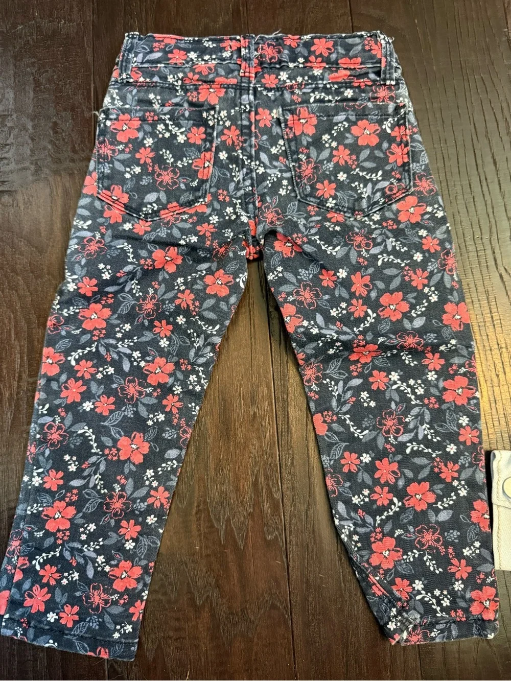 Denim Jacket & Super Skinny Floral Bundle 2T